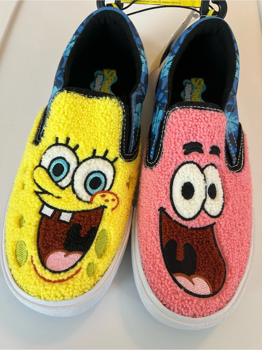 Nickelodeon SpongeBob & Patrick Slip-On Sneakers - Yellow & Pink